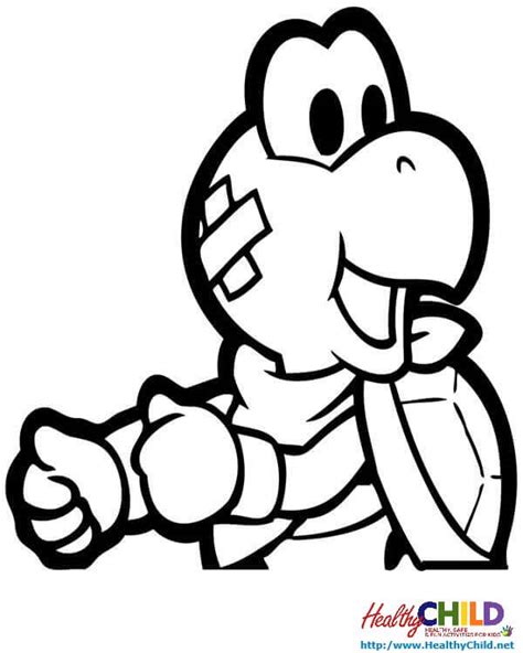 Koopa Coloring Pages At Free For