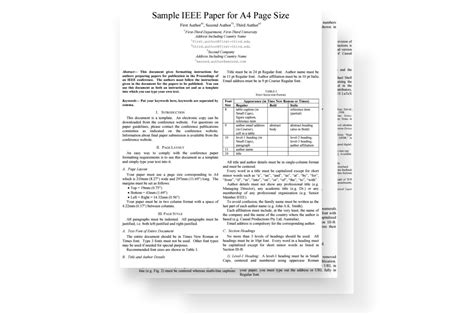 writing  ieee format paper