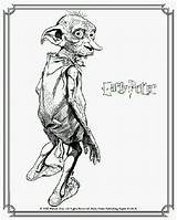 Dobby Coloring Cartoon Potter Harry Para Getcolorings Pages Imagens Getdrawings Pasta Escolha sketch template