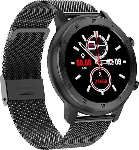 bolcom smartwatch trends  smartwatch heren zwart metaal