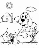 Clifford Coloring Dog Big Red Pages Printable Color Popular Getcolorings Coloringhome sketch template