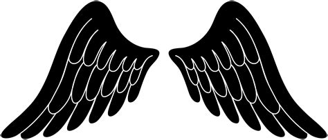 black angel wings clipart  clipart panda  clipart images