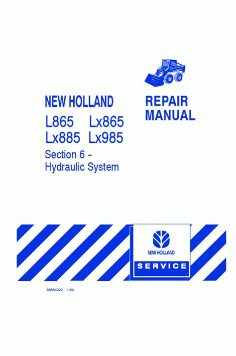 holland  lx lx lx service manual