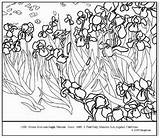 Gogh Van Coloring Pages Irises Vincent Lesson Plan Teacherspayteachers Space Bird Constantin Brancusi Adult Colouring Famous Monet Paintings Painting Choose sketch template