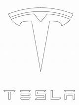 Tesla Logo Colouring Pages Car Coloring Coloringpage Ca Brands Colour Check Category sketch template