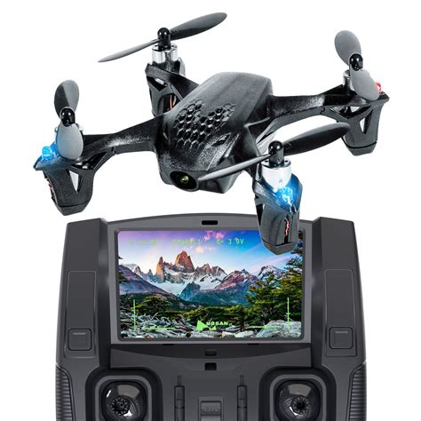 tekstra hubsan  hd micro drone quadcopter  fpv p hd camera black   great