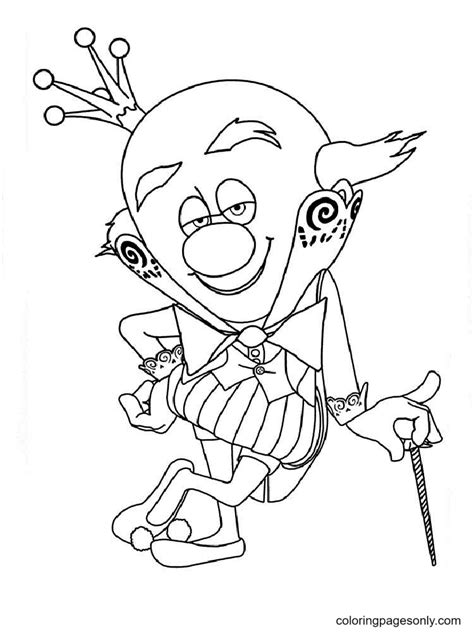 wreck  ralph king candy coloring page