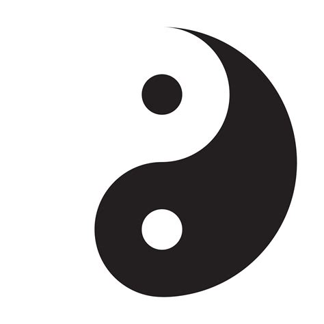 symbole yin  photo stock libre public domain pictures