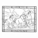 Coloring Book Horses sketch template