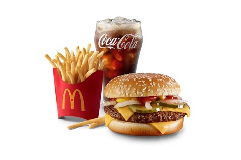 quarter pounder  cheese extra  meal simply delivery