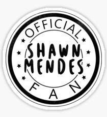 official shawn mendes fan sticker fan mendes official shawn