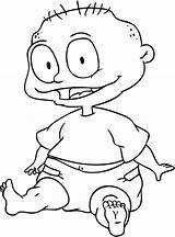 Tommy Pickles Coloring Pages Rugrats Kids Angelica Draw Step Printable Drawing Color Cartoon Smile Getcolorings 2nd Bestcoloringpagesforkids Dragoart Hellokids Print sketch template