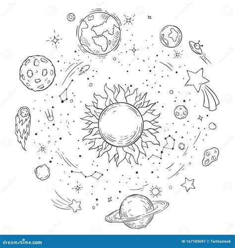 galaxy outer space coloring pages judith  cole