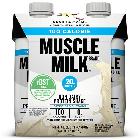 muscle milk  calorie  dairy protein shake vanilla creme