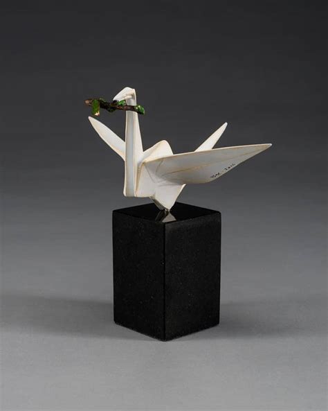 peace crane origami   garden
