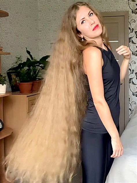 video very thick blonde hair play realrapunzels