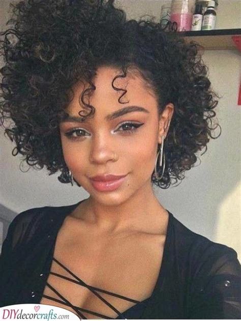 big and curly short curly hairstyles for black women curly hair