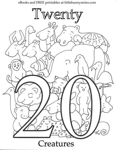 printable number  coloring page