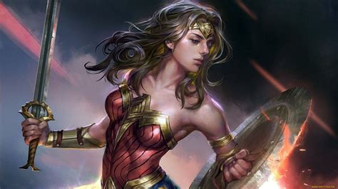 3840x2160 Wonder Woman Fantasy Girl Artwork 4k Hd 4k