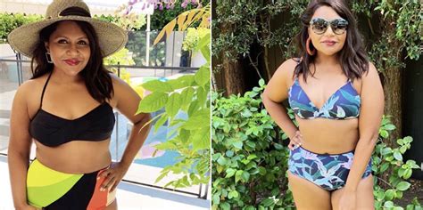 mindy kaling poses in a bikini to share a body positive