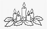 Advent Christmas Candles Clipartkey sketch template