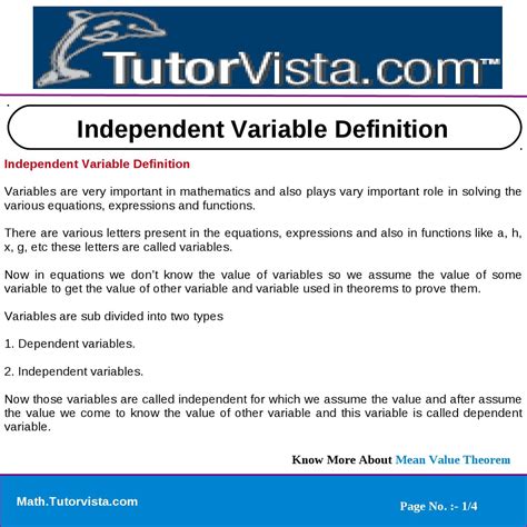 independent variable definition  tutorvista team issuu