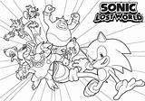 Sonic Colorare Disegni Personaggi sketch template
