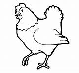 Coloring Pages Hen Chicken Little Red Choose Board Farm Animal sketch template