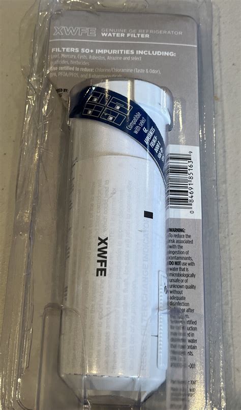 Genuine Ge Xwfe Xwf Refrigerator Filter Not Chipped Open Box