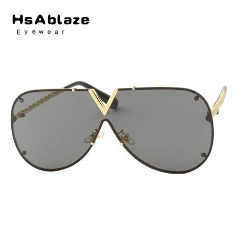 hsablaze eyewear women brand designer men luxury mirror sunglass v