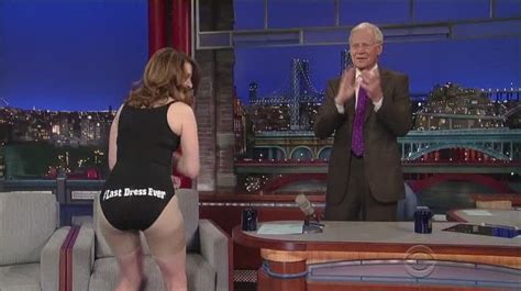 Naked Tina Fey In Late Show With David Letterman