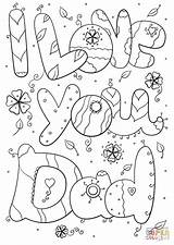 Vatertag Ausmalen Lieb Hab Ausmalbild Ever Supercoloring Donuts Liebe Herz Dih Vater Youre sketch template