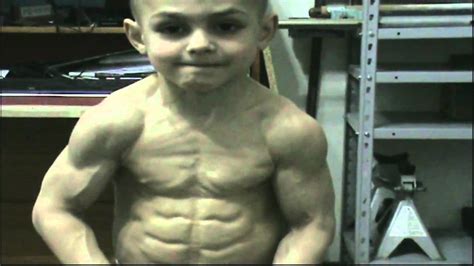 muscular kid  youtube