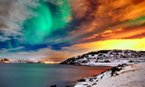 places  view  northern lights aurora borealis vacation advice
