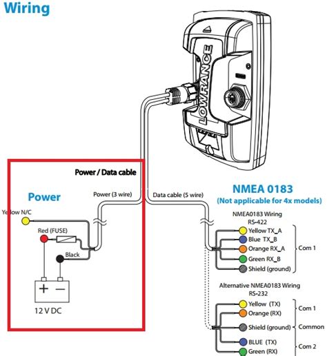 wiring diagram  lowrance hds  png kunne diagram