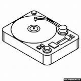 Coloring Turntable Pages sketch template