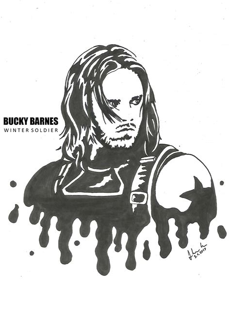 printable bucky barnes coloring pages exeranmat coloring