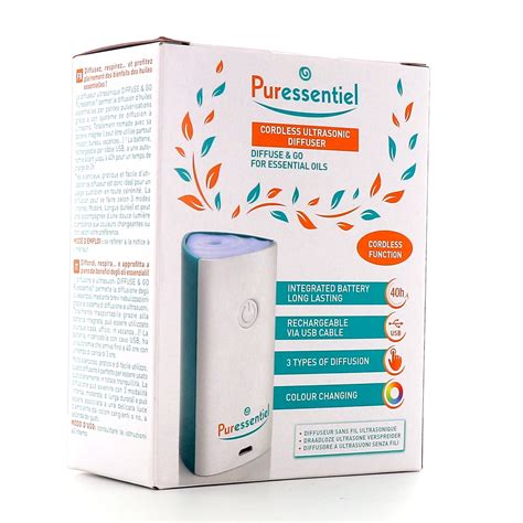 diffuseur dhuiles essentielles sans fil diffuse  puressentiel