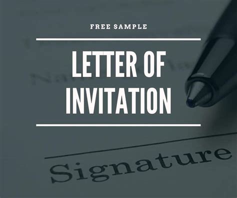 sample  letter  invitation  canada