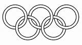 Olympic Rings Coloring Olympics Color Pages Colouring Colour Flag Ring Clipart Olympische Games Colors Winter Logo Printable Craft Print Sheets sketch template