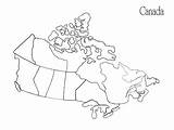 Canada Map Blank Printable Coloring Provinces Drawing Pages Capitals Canadian Maps Pdf Line Flag Label Wilderness Africa Outline Worksheet Valid sketch template
