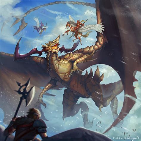 dragon hunting  nekomancerz  deviantart