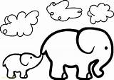 Elephant Coloring Pages Mandala Getdrawings Preschool sketch template