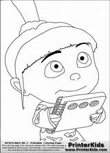 Agnes Despicable Getdrawings Bedtime sketch template