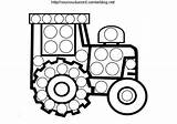 Gommette Tracteur 2609 sketch template
