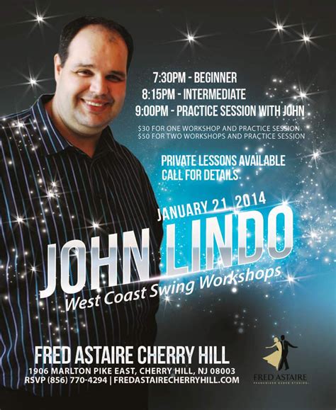 west coast swing workshops  john lindo cherry hill nj patch