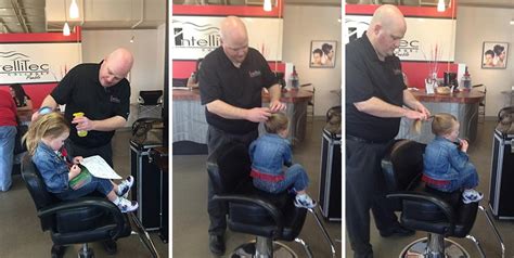 single dad couldn t do his daughter s hair so he went to beauty school bored panda
