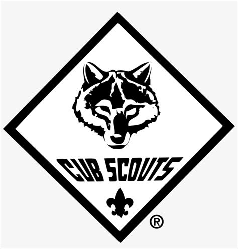 cub scout logo black  white png   cub scouts logo transparent