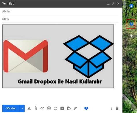 gmail dropbox ile nasil kullanilir