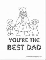 Wars Star Birthday Coloring Happy Pages Grandpa Fathers Printable Getcolorings Getdrawings Color Print sketch template